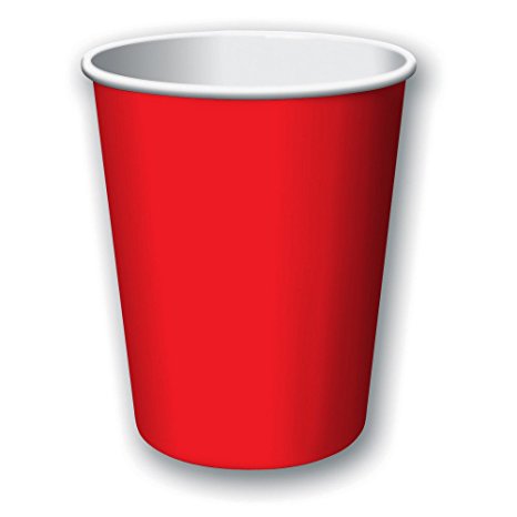 Creative Converting Products - Creative Converting - Hot/Cold Cups, Paper, 9 oz., Classic Red, 24 per Pack - Sold As 1 Pack - Versatile cup that allows you to serve hot or cold drinks. - Disposable. -