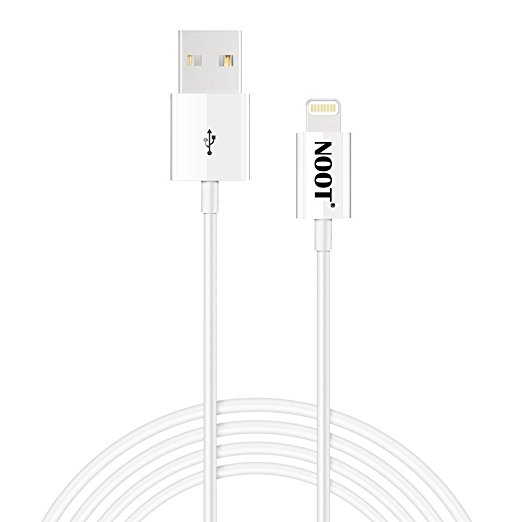 Noot products Certified 3-Feet MFI iOS 8.0.2 USB A to 8 Pin Lightning Cable Cord for Apple 6/6 Plus - Retail Packaging - White
