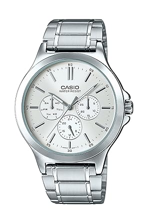 Casio Enticer Analog White Dial Men's Watch-MTP-V300D-7AUDF/MTP-V300HD-7AUIF