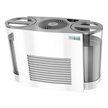 Vornado EVDC500 Energy Smart Evaporative Humidifier with Automatic Shut-Off, 2 Gallon Capacity, LED Display