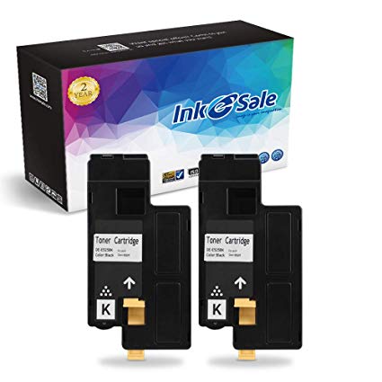 INK E-SALE Replacement for Dell E525W E525 525 Toner Cartridge 2 Pack Black, for use with Dell Color Laser E525W Printer 593-BBJX Black