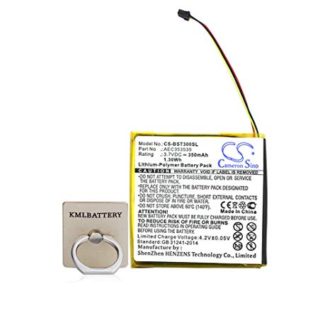 Replacement Battery Li-Polymer 3.70V 350mAh / 1.30Wh for Beats AEC353535, Fits Beats Solo 2.0 Solo 3.0