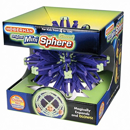 Hoberman Mini Sphere Expanding Universe Glow Toy