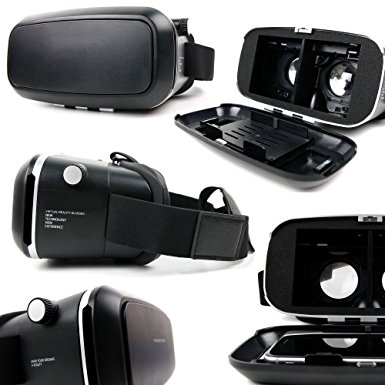 Padded 3D Virtual Reality VR Headset Glasses For Samsung Z3 / Galaxy A5, A7, A8, A9, J3,J5, J5 ,J7, J7,Note5,On5,On7,S6,S6 Active,S6 Edge,S6 Edge ,S7,S7 Edge,/Samsung Galaxy Grand Neo Plus