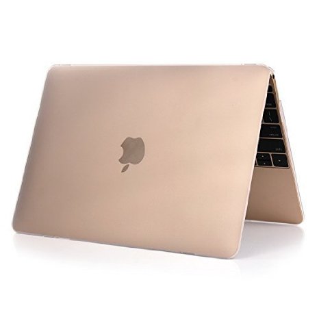Hardshell Case for 2015 New 12-Inch MacBook with Retina Display (Apple Laptop Computer Model A1534) - Clear / Crystal