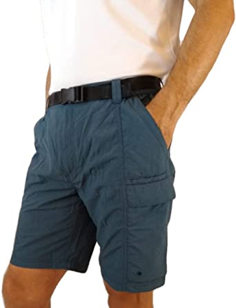 Coleman Men's Hiking Cargo Shorts with Belt Ideal for Inclement Weather