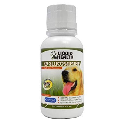 For Animals-K-9 Glucosamine Liquid Health 8 oz Liquid