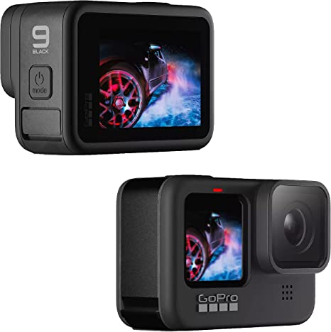 GoPro HERO9 Black - E-Commerce Packaging - Waterproof Action Camera with Front LCD and Touch Rear Screens, 5K Ultra HD Video, 20MP Photos, 1080p Live Streaming, Webcam, Stabilization