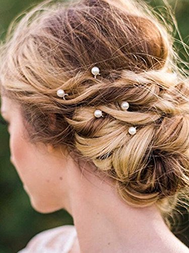 Unicra Wedding Hair Pins Hair Set Jewelry Decorative Bridal Hair Accessories for Brides and Bridesmaids Pack of 10 Silver