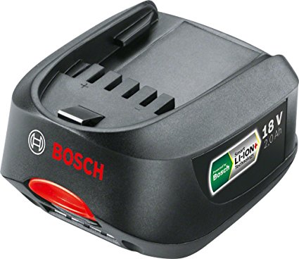 Bosch 2.0 Ah Lithium-Ion 18 V Battery (Compatible for All Tools in the 18 V Power for All System)