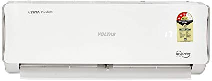Voltas 1 Ton 3 Star Inverter Split AC (Copper, 123V DZU/123 VDZU2, White)