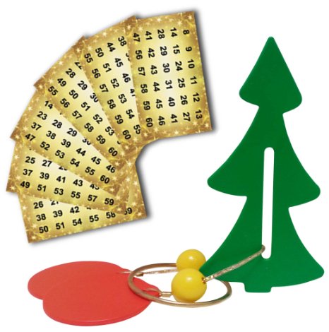 Super Fun Novelty Christmas Tree Brainteaser Puzzle - Challenging for the Whole Family - Makes a Great Gift or Stocking Stuffer for this Holiday Season For Family and Friends   Plus You Get The Amazing "Guess My Number Game" Card Set That Is Equally Fun