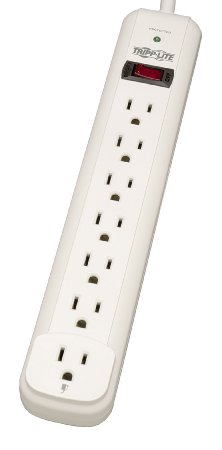 Tripp Lite 7 Outlet Surge Protector Power Strip 25ft Cord 1080 Joules LED LIFETIME WARRANTY & $25K INSURANCE (TLP725)