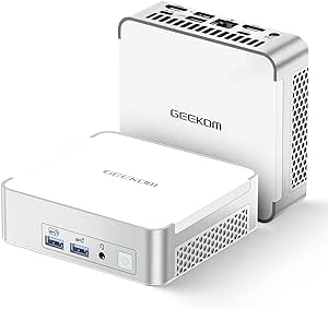 GEEKOM XT12 Pro Mini PC, 12th Gen Intel i9-12900H NUC12 Mini Computers(14C/20T,Up to 5GHz), 32GB DDR4 RAM & 1TB PCIe Gen 4 SSD Mini PC Windows 11 Pro, 8K/Quad Display/USB4.0/WiFi 6E/BT5.2/2.5G LAN