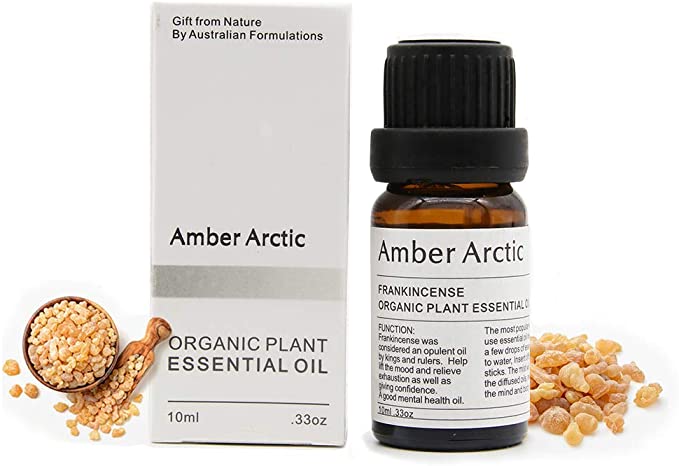 AMBER ARCTIC Frankincense Essential Oil for Diffuser, 100% Pure Fresh Organic Plant Therapy Frankincense Oil 10ml/0.33oz