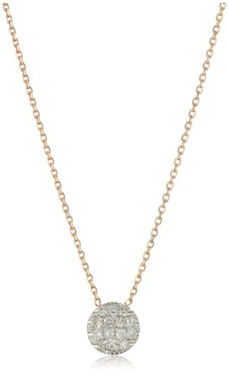 Dana Rebecca Designs "Lauren Joy Mini" 14k Rose Gold Diamond Necklace