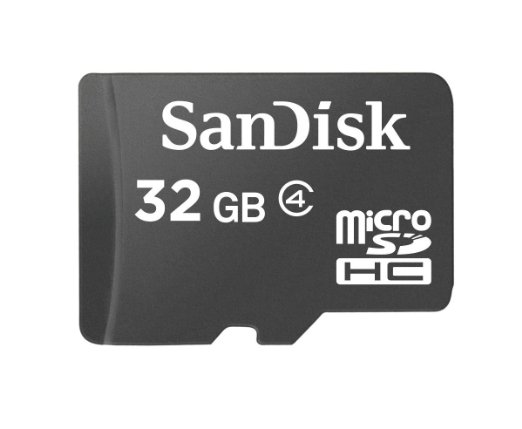 SanDisk 32GB microSDHC Memory Card Bulk Package