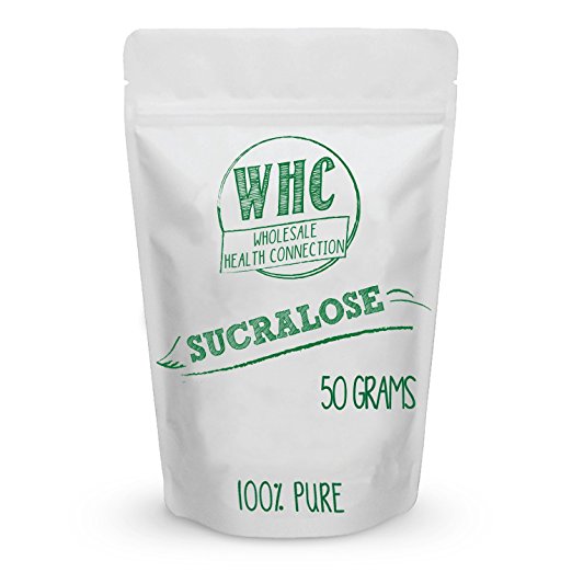 Sucralose Powder 50g (1665 Servings) | Pure Zero Calorie Sugarless Sugar Substitute | Tastes Like Sugar With No Calories | Zero-Calorie Sweetener for Beverages or Baked Goods