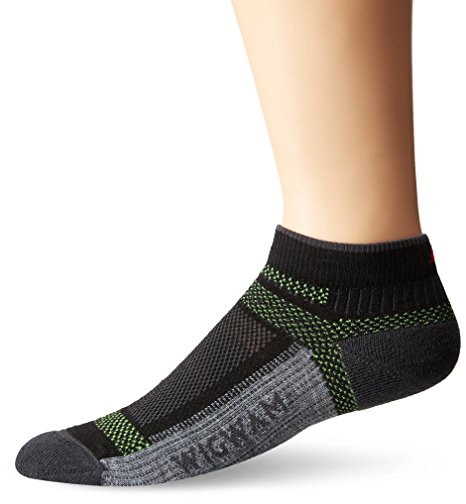 Wigwam Men's Ultra Cool-Lite Ultimax Ultra-Lightweight Low Sock, Black, Sock Size:10-13/Shoe Size: 6-12