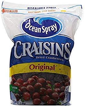 Ocean Spray Craisins Cranberry,64 ounce (2 Pack) Ocean spray raisins