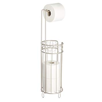 InterDesign Twigz Stand, Toilet Paper Roll Bathroom Storage, Satin