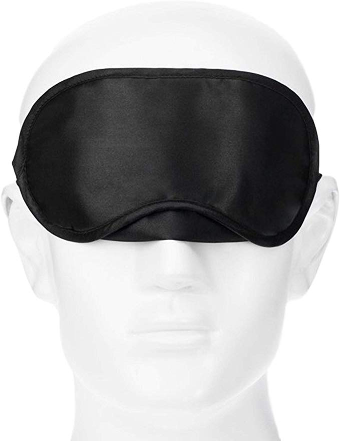 RiptGear Sleep Mask for Women and Men - Soft Ultralight No Pressure Eye Mask for Sleep & Travel - Comfortable Sleeping Mask