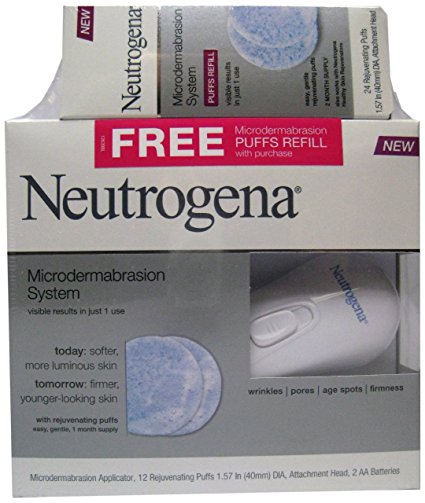 Neutrogena Microdermabrasion System plus Free Puff Refills, 36 Count