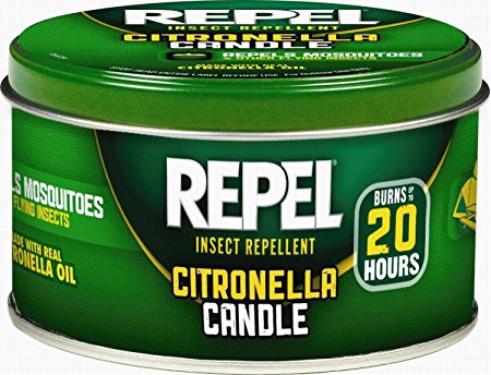 Repel 64090-1 Citronella Insect Repellent Outdoor Candle, 10-Ounce, Pack of 6