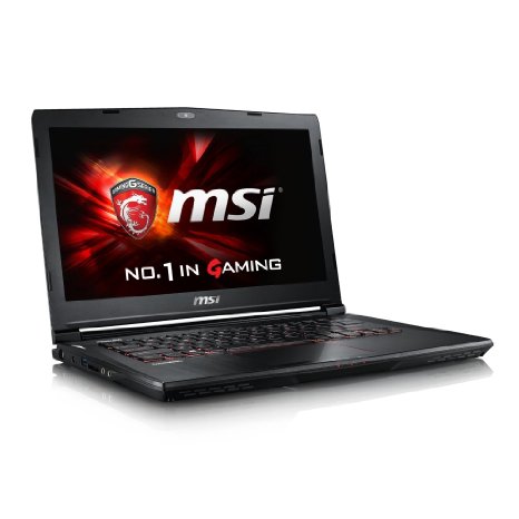 MSI 14-Inch GS40 6QE Phantom Gaming Notebook (Black) - (Intel Core i7-6700HQ 2.6 GHz, 16 GB RAM, 256 GB SSD, 1 TB Storage, Windows 10)