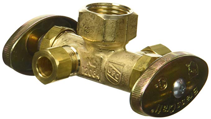 Brass Craft R1701DVX R Dual Outlet Shut-Off Valve