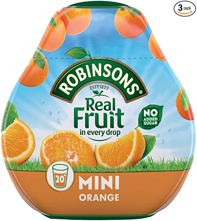 Robinson Squash'd Orange 66ml (Pack of 3)