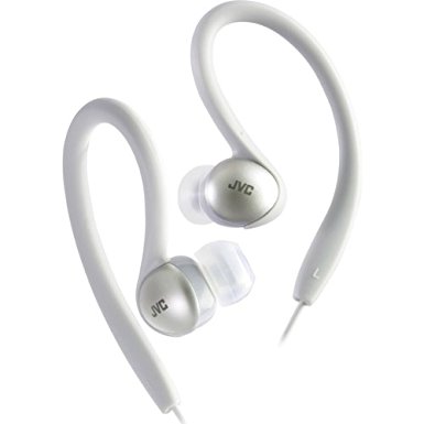 JVC HAEBX5S Inner Ear Sports Clip Headphones (Silver)