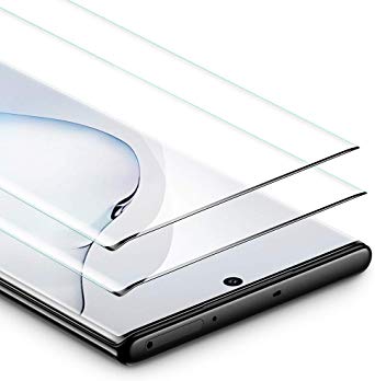 ESR Samsung Galaxy Note 10 Plus/Note10 /5G Screen Protector, Tempered-Glass, 2-Pack, Edge-to-Edge Coverage, Force-Resistant, Screen Protector for the Samsung Galaxy Note 10 Plus/Note10 /5G