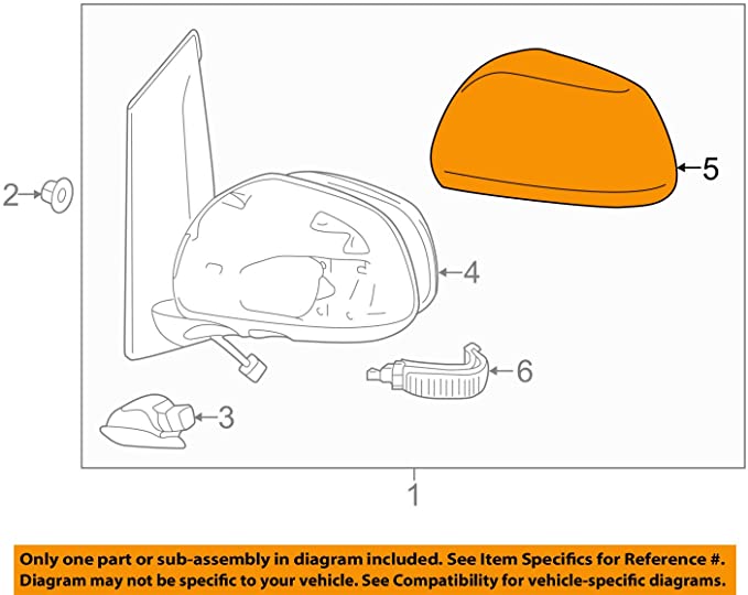 TOYOTA Genuine 87945-08021-C2 Mirror Cover