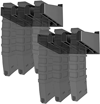 DB PMAG Wall Mount for Gun Magazines and Clips, ABS Mag Holder Storage Organization System