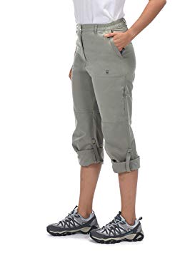 Little Donkey Andy Women’s UPF 50  UV Protection Cargo Pants, Moisture Wicking Hiking Pants, Lightweight and Breathable