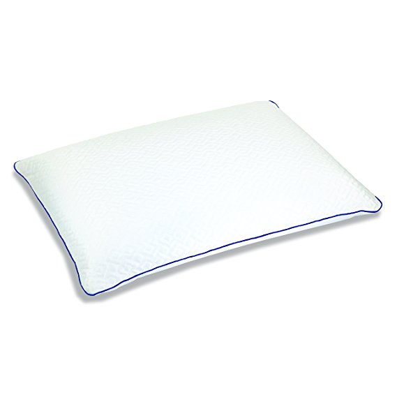 Sleep Innovations G-PIL-02490-BP-WHT Forever Cool Gel Memory Foam Pillow