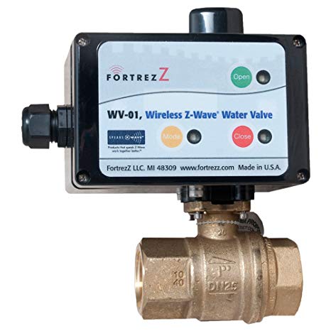 Wireless Z-Wave Water Valve 1/2 inch; Cert ID: ZC08-13040028