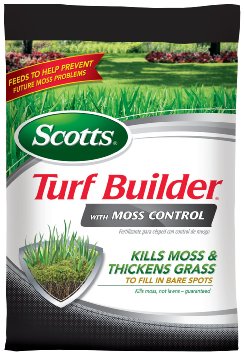 Scotts Turf Builder Lawn Food - Lawn Food with Moss Control Fertilizer 5000-Sq Ft