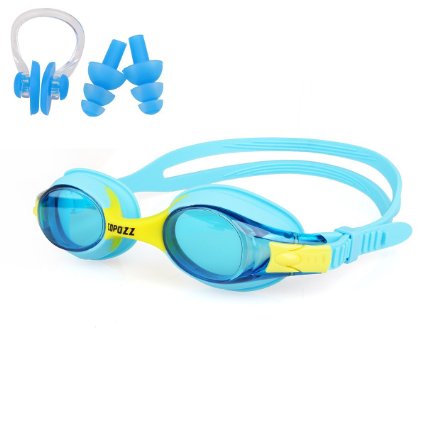 COPOZZ Swim Goggles Fun Design Kids Swimming Goggles for Boys and Girls Aged 4-12
