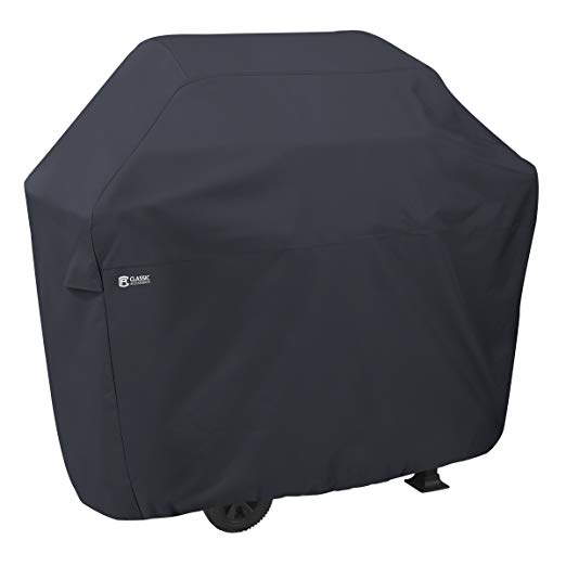 Classic Accessories Grill Cover, Medium, Black (Renewed)