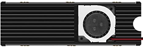 NVMe Heatsinks 2280 M.2 SSD Cooler with 20mm Mute Fan