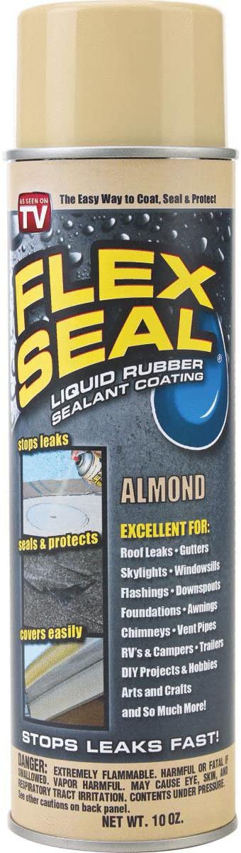 Flex Seal Spray Rubber Sealant Coating, 10-oz, Almond