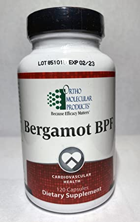 Bergamot Bpf Ortho Molecular - Promotes Healthy Cholesterol Levels, Multidimensional Support Cardiovascular Health, Supports Healthy Coq-10 Levelsб Preserves Arterial Health and Elasticity - 120 Count