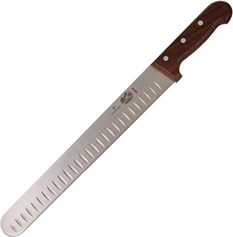 Victorinox Slicing, 12" Granton, 1.50" At Rosewood Handle