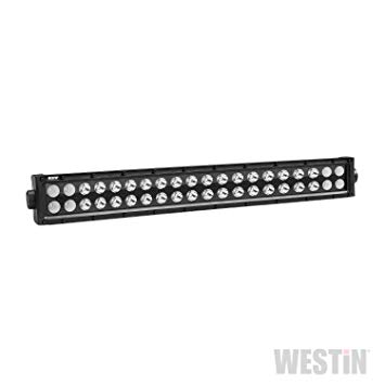 Westin 09-12212-40C B-Force Black Face 20 inch Double Row LED Light Bar with Combo Beam