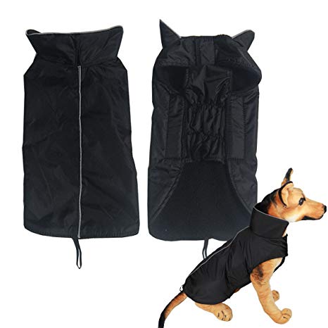 Water Resistent Dog Jacket by in Hand Cold Weather Soft Lined Dog Vest Climate Changer Dog Clothes Comfortable Sport Dog Coats