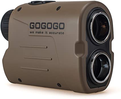 Gogogo Sport Laser Golf/Hunting Rangefinder 1200 Yards 6X Magnification Laser Range Finder with Pin-Seeker & Flag-Lock