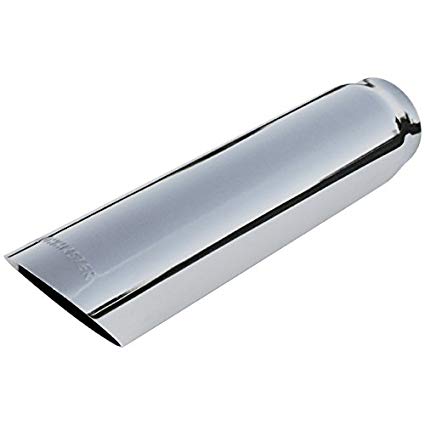 Flowmaster 15362 Exhaust Tip - 3.00 in. Cut Angle Polished SS Fits 2.50 in. Tubing - weld on