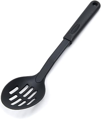 Fox Run 6193 Slotted Spoon, Nylon, 12-Inch, Black